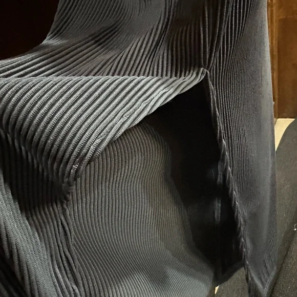 NWT SIZE L HYFVE Ribbed Blue Skirt Set - Picture 4 of 13